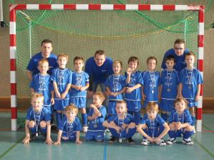 Die Bambinis des SV Millingen nach der Siegerehrung
